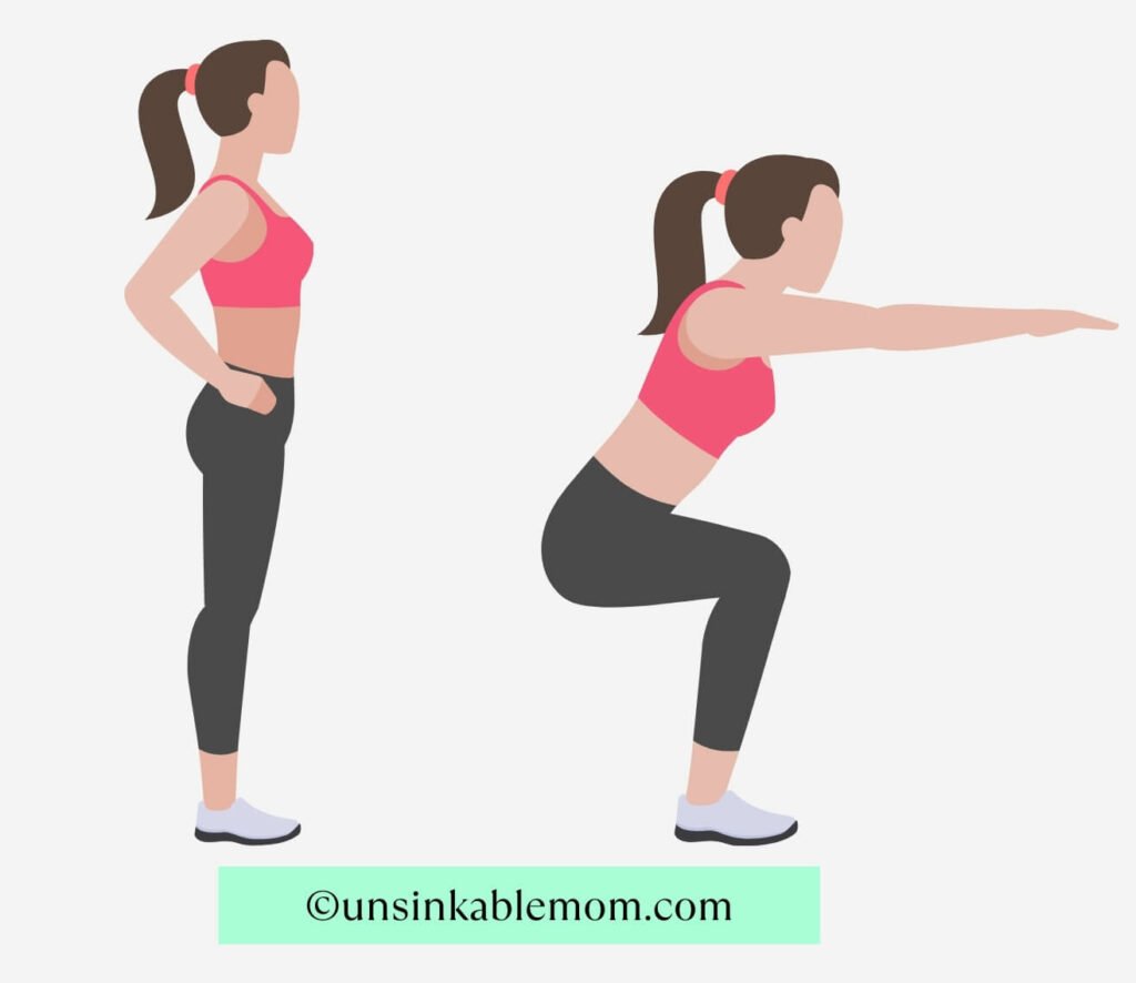 Basic squat - How to do a basic squat