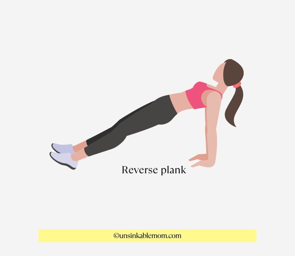 Reverse plank