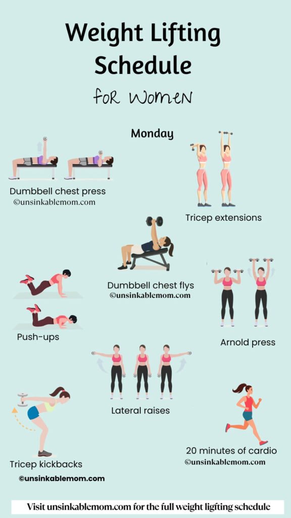 Weight Lifting Schedule for Women